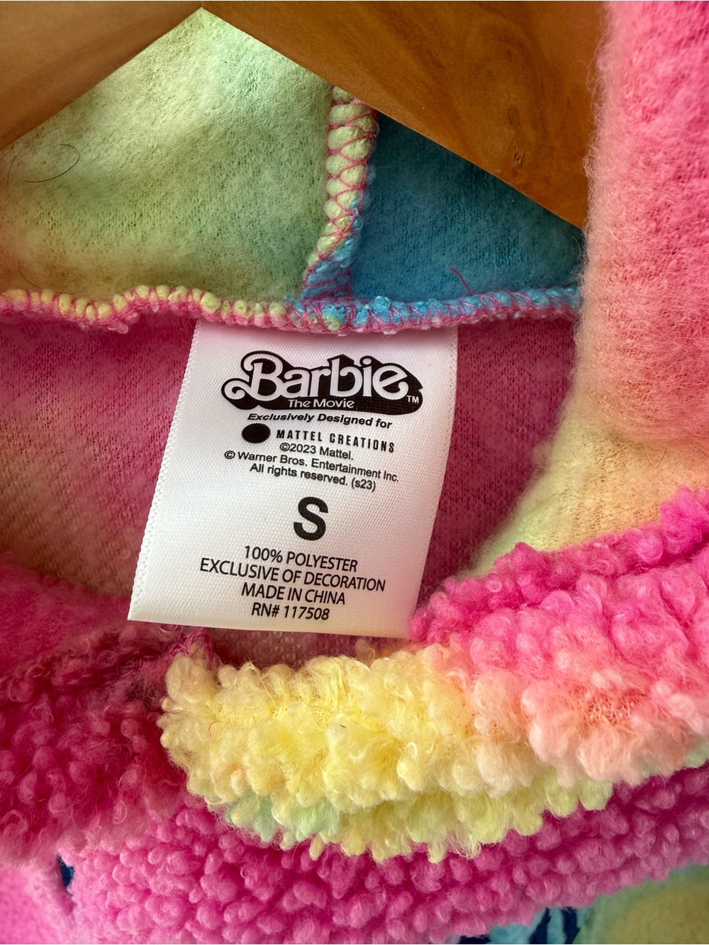 Original “I am Kenough” Sherpa Hoodie by Mattel - Picture 4 of 4